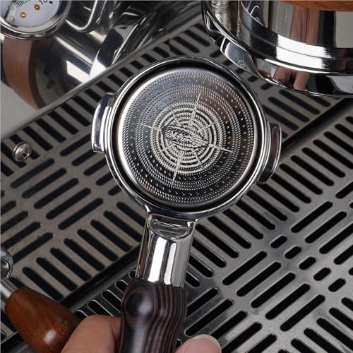 Precision High Extraction Espresso Filter Basket -Clockwork, Stainless Steel Filter Basket For Bottomless Portafilter(Silver 58MM (22g)) - Image 3