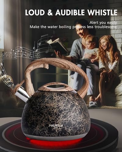 POLIVIAR Tea Kettle, 2.7 Quart - Image 2