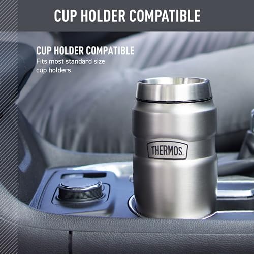 THERMOS Stainless King Stainless Steel Tumbler, 16oz, Matte Light Blue - Image 3