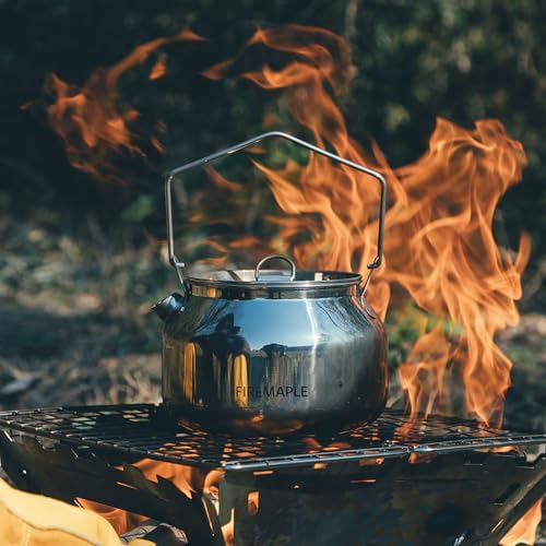 Fire-Maple Antarcti Camping Kettle Stainless Steel Camp Tea Pot, 1.2L - Image 5