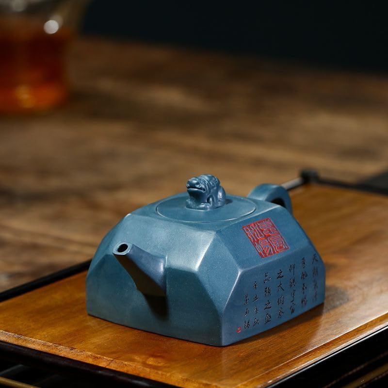 Tea Pots For Loose Tea Chinese Retro Style Teapot, Handmade Purple Clay Teapot, Creative Pot-shaped Kung Fu Tea Set, Tea Set Tea Infuser Pot - Image 5