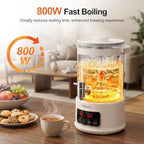 Kawu Electric Kettle, 7-in-1 Glass Water Boiler and Warmer with Infuser - Image 3