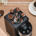 Gevi Burr Grinder, 35 Settings Espresso Drip French Press,Anti-Static Black - Image 6