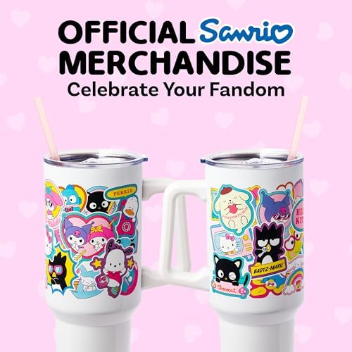 Silver Buffalo Sanrio Hello Kitty and Friends Stainless Steel Tumbler, 40oz - Image 6