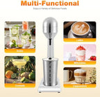 Electric Milkshake Blender Machine, 110V 2 Speeds Milkshake Maker & Milk Frother with 16.9 oz Stainless Steel Cup, Electric Drink Mixer for Malted Milk, Protein Shakes, Juices, Coffees - Image 5
