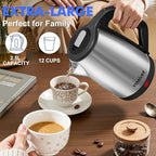 Stariver 2.5L Large Electric Kettle, BPA-Free Stainless Steel Water Kettle - Image 4