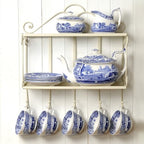 Spode Blue Italian Teacup and Saucer, Set of 4 - Image 4