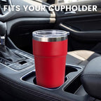MEWAY 16oz Tumbler Double Wall Vacuum Insulated Travel Mug Bulk, Stainless Steel Tumblers with Lid, Powder Coated Coffee Cups for Cold & Hot Drinks (Red,12 Pack) - Image 4