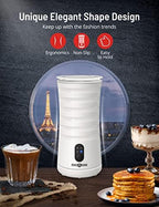 Paris Rhône 4-in-1 Milk Frother, Electric Automatic Milk Steamer - Image 2