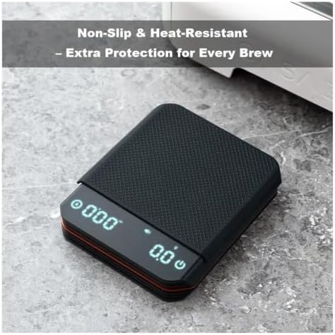Portable Mini Digital Coffee Scale 2kg1g Rechargeable High Precision LED Kitchen Scale With Timer Suitable For Hand Pour Coffee(1pec) - Image 5