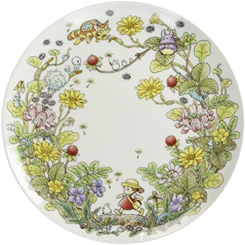 Noritake T50116A/4660-3 My Neighbor Totoro Plate 9.1 inches (23 cm), Snake Strawberry Hen, Microwave Safe, 1 Piece by Noritake