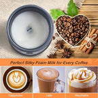 Electric Milk Frother,Automatic Hot & Cold Coffee Frother, 240ml Coffee Machine,for Coffee, Latte, Hot Chocolate Milk - Image 6