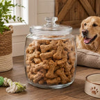 kitchentoolz 2.5 Gallon Extra Large Glass Cookie Jar with Airtight Lid – XL Clear Storage Container for Bulk Cookies, Candy, Flour, Dog Treats & More – Oversized Jar for Kitchen or Laundry Room - Image 6