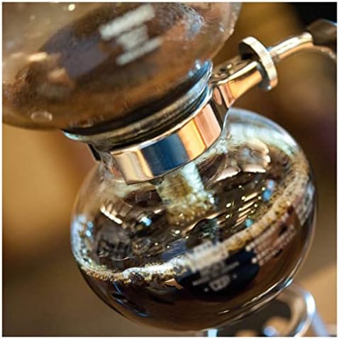 JITEM Cafetera Siphon Syphon Coffee Maker 3 Cup Halogen Lamp Heating Glass Siphon Vacuum Coffee Maker Manual Tabletop Siphon Pot 360ML for Coffee or Tea - Image 6