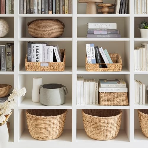 StorageWorks Pantry Baskets for Organizing, Hyacinth Storage Baskets, 2Pack - Image 4