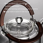 LIOONS Food Grade Tea Kettle Glass Kettle with Removable Infuser Kettle Large Capacity Teapot Bloom and Loose Leaf Teakettle Stove Safe 1l/33.8 Tea Pot - Image 4