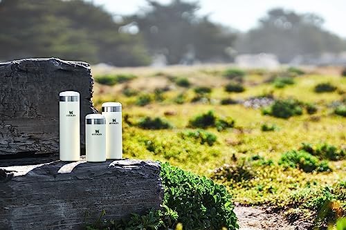 Stanley AeroLight Transit Bottle 16 oz | Locking Drink Through Lid | Leak Resistant Water Bottle or Coffee Travel Mug | Lightweight Insulated Stainless Steel | BPA-Free | Cream Glimmer - Image 6