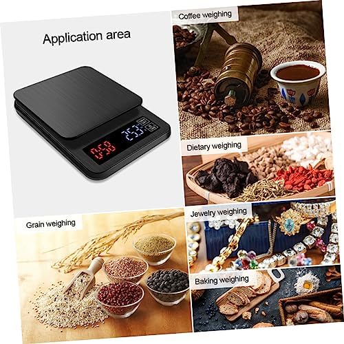 Electronic Scale for Cooking Baking 5kg Capacity Digital Kitchen Food Scale Precision Sensors Timer Weighing - Image 3