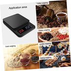 Electronic Scale for Cooking Baking 5kg Capacity Digital Kitchen Food Scale Precision Sensors Timer Weighing - Image 3