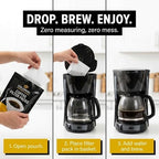 Colonial Coffee Ground Coffee Filter Portion Packs, 2 Ounce (Pack of 40), 100% Arabica Breakfast Blend Medium Roast, Gourmet Bulk Packets for 10-12 Cup Drip Maker - Image 5