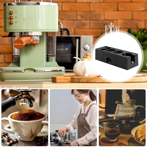 Espresso Tamper Station - Espresso Organizer Portafilter Holder | Espresso Organizer Portafilter Holder, Espresso Coffee Organizer Box, Espresso Accessories Organizer for Kitchen - Image 4