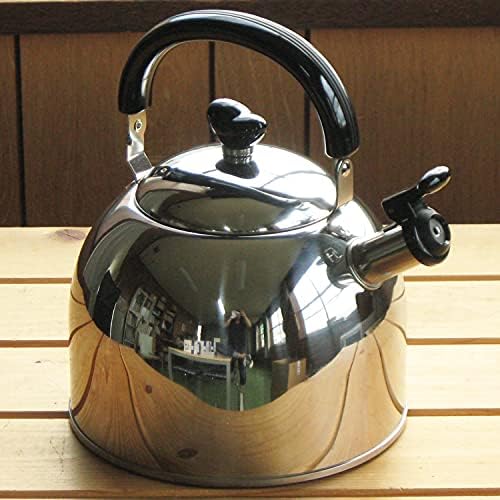 Nagao Tsubamesanjo Kettle, Full Water, 1.1 gal (4.0 L), Induction Compatible, Whistling, Stainless Steel, Made in Japan - Image 3