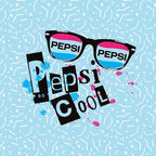 CafePress Pepsi Cool Tumbled Stone - Set of 4 Coasters Set of 4 w/holder - Image 2