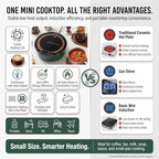 700W Mini Induction Cooktop for Moka Pot, RV & Camping - Image 3