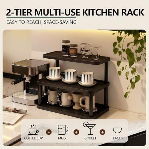 Coffee Mug Holder, Countertop Coffee Organizer for Kitchen Counter - Image 2