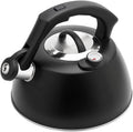 2.5L Classic Tea Kettle Food Grade Stainless Steel Whistling Tea Kettle Stovetops Tea Pot Stove Top Kettle with Thermometer for Tea Coffee Milk Gas Electric Bla, by Unknown