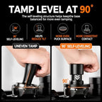 IKAPE 39MM V6 Impact Espresso Tamper with Sound Feedback, 15lb/30lb Interchangeable Springs, Espresso Low-Profile Tamper with Triple-spring System, Fits 39mm portafilters - Image 6