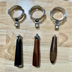8g/18g/22g Basket 58mm Bottomless Portafilter Solid Wood Handle，Compatible For Breville，BES900/BES920/BES980 Barista Accessory(A Rosewood,With 124 cup basket) - Image 3