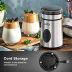 Willz Electric Coffee Grinder for Coffee Beans, Spices, & Herbs with Easy On/Off Button Control, 50g Grinding Capacity, Makes up to 6 cups, 200W, Stainless Steel - Image 5
