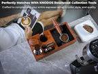 Espresso Knock Box Rosewood Portafilter Tamping Stand - Image 5