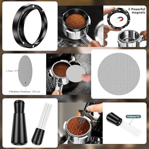 7PCS Espresso Accessories Kit，58mm Coffee Tamper Set Fits Breville - Image 5