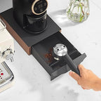 MOJAE Espresso Knock Box Drawer,Stainless Steel Detachable Coffee Ground Knock Container with Removable Knock Bar and Anti-Slip Base, Black - Image 6