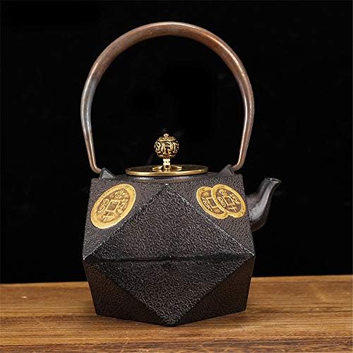 Cast Iron Tea Kettle High-Grade Iron Bottle Uncoated Cast Iron Teapot Handmade Cast Iron Kettle Teapots - Image 3