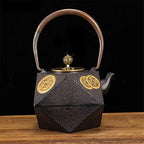 Cast Iron Tea Kettle High-Grade Iron Bottle Uncoated Cast Iron Teapot Handmade Cast Iron Kettle Teapots - Image 3