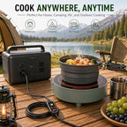 700W Mini Induction Cooktop 120V, Countertop Burner with Wired Control - Image 6