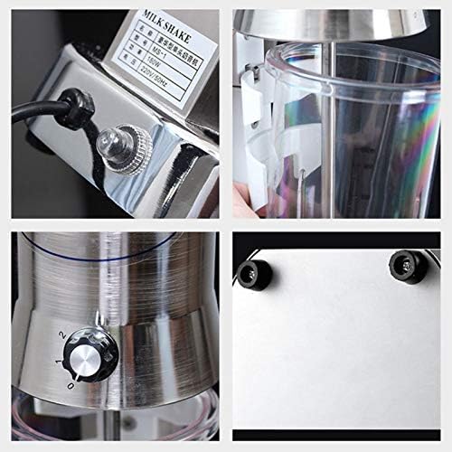 Milkshake Maker Machine with 29 OZ Cup Stainless Steel Electric Milk Foam Beverage Blender with Mixing Cup 2 Speeds Electric Milk Frother Machine Fully Automatic for Cafes/Shakes/Bars - Image 2