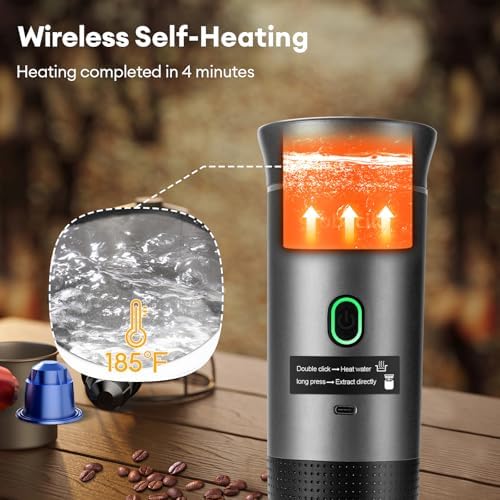 3 in 1Portable Coffee Maker for Travel,20 Bar Portable Espresso Machine - Image 2