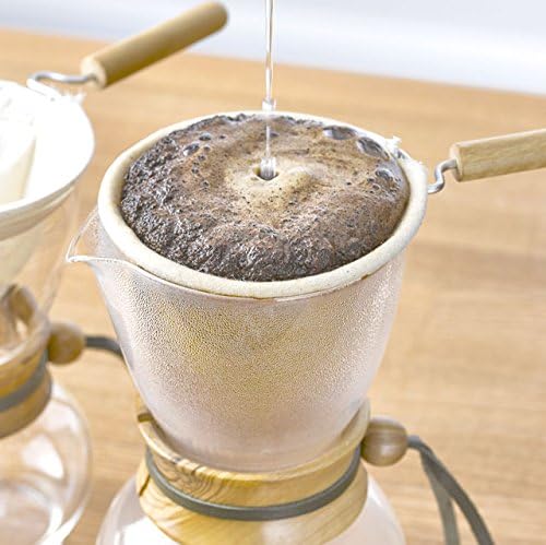Hario Woodneck Drip Pot, 480ml, Olive Wood - Image 4