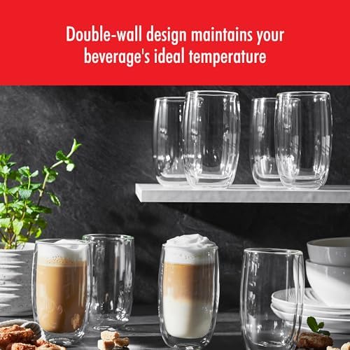 ZWILLING J.A. Henckels Zwilling ja henckels sorrento latte glass, glass, 2-piece, 1.475 Pound - Image 6