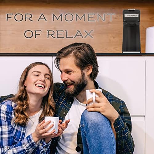Mixpresso Coffee Maker Single Serve For Ground Coffee & Compatible With K Cup Pods, With 14oz Travel Mug & Reusable Filter For Home, Office & Camping. - Image 7