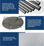 400 Micron Mesh Stainless Steel Hop Filter Barrel Strainer with Hook - Brewing Grain Basket for Homebrew Hops Wine,13.8x13.8 inch - Image 6