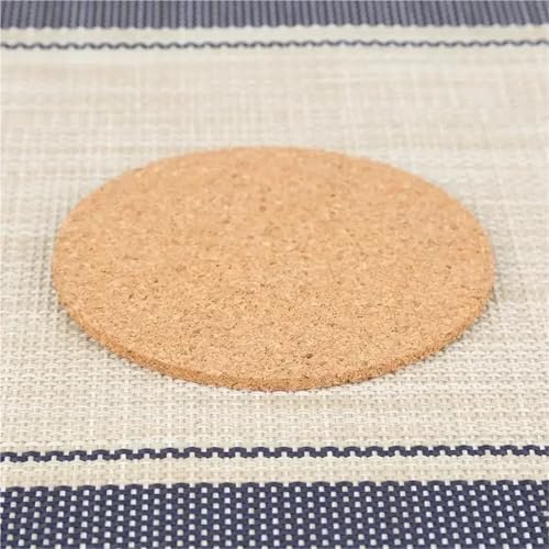 100Pcs Cup Mat Natural Cork Coasters Placemats for Table Kitchen Accessories Round Coffee Tea Mats Desktop Decoration - Image 6