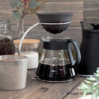 Arita Ware NS-02 Coffee Filter, Ceramic, New Ceramic Filter, Small, Diameter Approx. 4.2 x Height 2.2 inches (10.7 x 5.5 cm), Eco Dripper, Made in Japan - Image 7