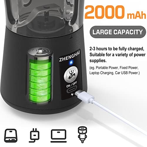 Electric Herb Grinder 150W Spice Grinder USB-C Rechargeable, Compact Size, Easy On/Off. Fast Grinding Dry Spices Herbs, with Pulse Mode and Cleaning Brush (Black) - Image 5
