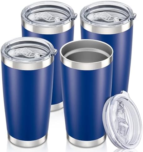 20 oz Tumbler with Lid Stainless Steel Insulated Tumblers Bulk Cups Mug by Orebigo
