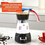 Imusa Special Edition Electric Cuba/Domino themed Espresso Maker, 3 or 6 Cups, White, Red, Blue - Image 3